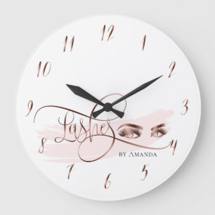 Grande Horloge Ronde Lashes Maquillage artiste Beauté Eyes Rose Gold