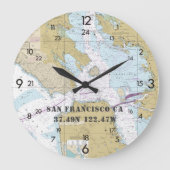Grande Horloge Ronde Latitude Longitude San Francisco 24-Hour (Recto)