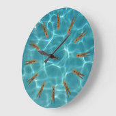 Grande Horloge Ronde Laundry Room Clothespin (Angle)