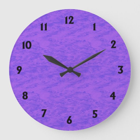 Grande Horloge Ronde Lavande violet (Recto)