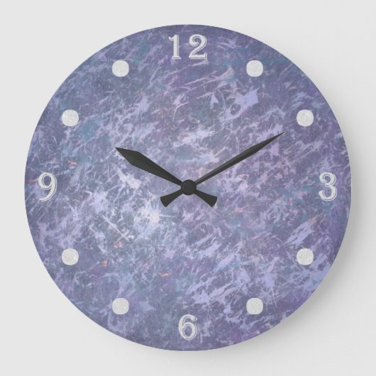 Grande Horloge Ronde Lavender | Brushstroke (Recto)