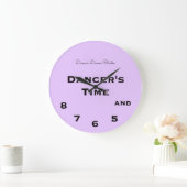 Grande Horloge Ronde Lavender Dancer's Time 5, 6, 7 et 8 (Maison)