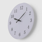 Grande Horloge Ronde Lavender Grey (Angle)