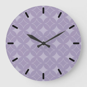 Grande Horloge Ronde Lavender shippo motif