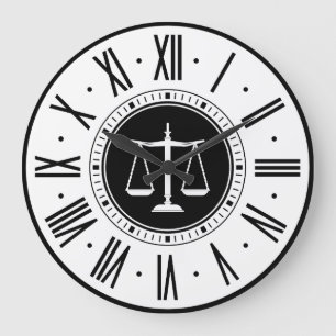 Grande Horloge Ronde LAW   Scales of Justice