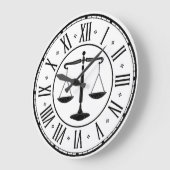 Grande Horloge Ronde LAW | Scales of Justice (Angle)