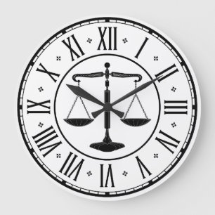 Grande Horloge Ronde LAW   Scales of Justice