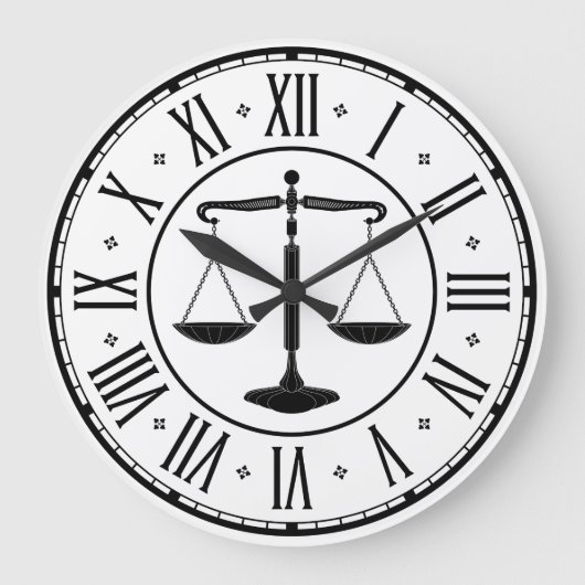 Grande Horloge Ronde LAW | Scales of Justice (Recto)