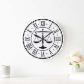 Grande Horloge Ronde LAW | Scales of Justice (Maison)