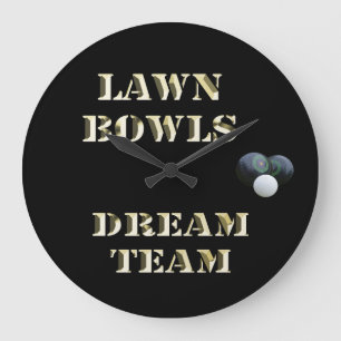 Grande Horloge Ronde Lawn Bowls Dream Team,  