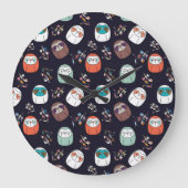 Grande Horloge Ronde Lazy Sloth (Recto)