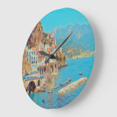 Grande Horloge Ronde ldp ATRANI - Côte d'Amalfi - (Angle)