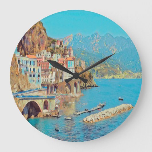 Grande Horloge Ronde ldp ATRANI - Côte d'Amalfi - (Recto)