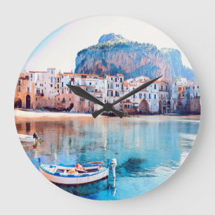 Grande Horloge Ronde ldp CEFALÙ - Sicile - plage - panorama