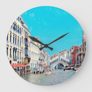 Grande Horloge Ronde ldp VENICE - Grand Canal - Plage du Rialto -