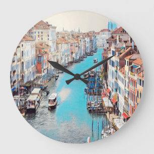 Grande Horloge Ronde ldp VENICE - Vue sur le Grand Canal du Rialto
