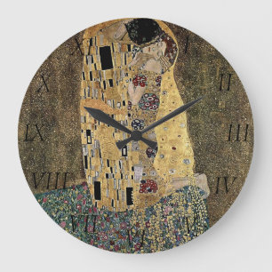 Grande Horloge Ronde Le baiser de Gustav Klimt (circa 1908)