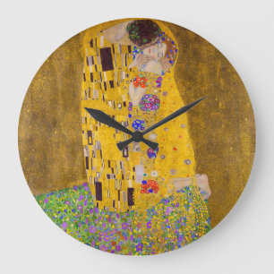 Grande Horloge Ronde Le Baiser Gustav Klimt