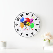 Grande Horloge Ronde Le Bloc des balloons (Maison)