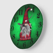 Grande Horloge Ronde Le cadeau de Noël (Angle)