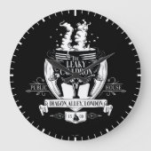 Grande Horloge Ronde LE CAULDRON™ Shop Graphic LEAKY (Recto)