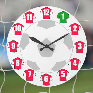 Grande Horloge Ronde Le Clock de football