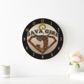 Grande Horloge Ronde Le Clock de Java Girl (Maison)