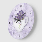 Grande Horloge Ronde Le Clock de Violet (Angle)