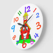 Grande Horloge Ronde Le Clock de Wall Clock (Angle)