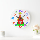 Grande Horloge Ronde Le Clock de Wall Clock (Maison)