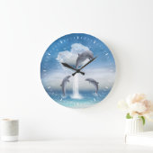 Grande Horloge Ronde Le coeur des Dolphins (Maison)