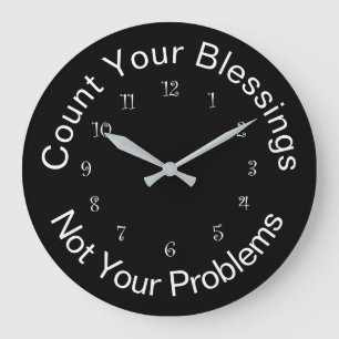 Grande Horloge Ronde Le comte Your Blessing a inspiré Faith