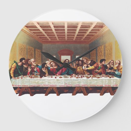 Grande Horloge Ronde Le Dernier souper (Recto)