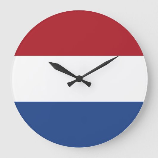 Grande Horloge Ronde Le drapeau Pays-Bas (Recto)