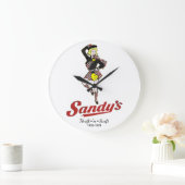 Grande Horloge Ronde Le Drive-In de Sandy (Maison)
