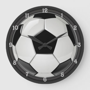 Grande Horloge Ronde Le football (le football)