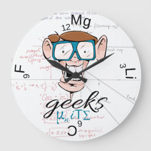 Grande Horloge Ronde Le geeks unit