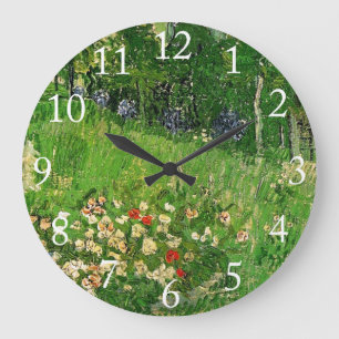 Grande Horloge Ronde Le jardin de Daubigny, Vincent Van Gogh. Vintage