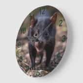 Grande Horloge Ronde Le jeune Diable de Tasmanie, (Angle)