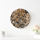 Grande Horloge Ronde Le léopard (Maison)