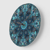 Grande Horloge Ronde Le Mandala de l'espace mystérieux (Angle)