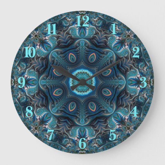 Grande Horloge Ronde Le Mandala de l'espace mystérieux (Recto)