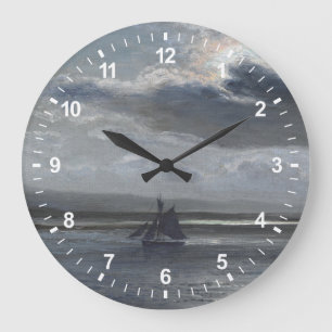 Grande Horloge Ronde Le MAWR de Traeth, clair de lune