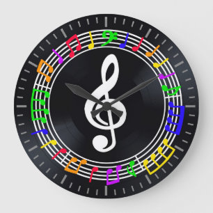 Grande Horloge Ronde Le meilleur cadeau de Noël d'horloge murale pour
