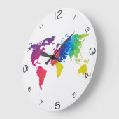 Grande Horloge Ronde Le monde (Angle)