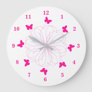 Grande Horloge Ronde Le Mur de Custom Colors