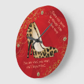 Grande Horloge Ronde Le Mur du Clock (Angle)