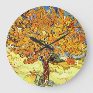 Grande Horloge Ronde Le Mûrier, Vincent van Gogh. Art vintage