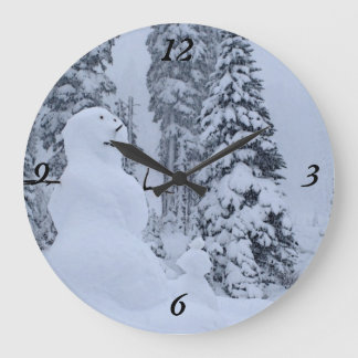 Grande Horloge Ronde Le paradis des neiges
