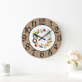 Grande Horloge Ronde Le pays cuisinier (Maison)